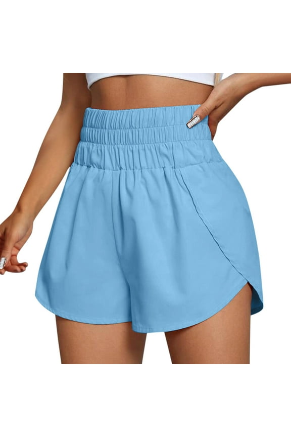 Shorts For Women Womens Running Quick Dry Workout Elastic Waist Athletic Yoga Pants Sports Pants Shorts