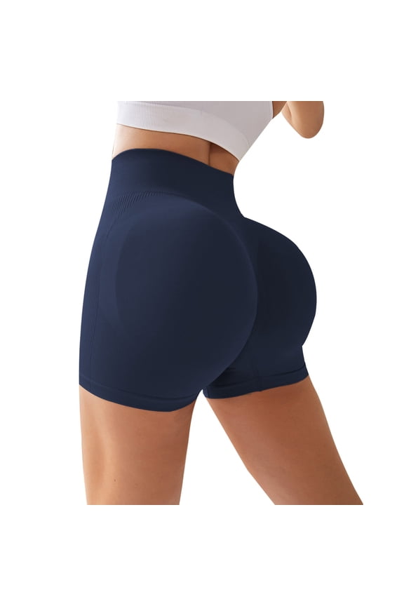 Shorts For Women Workout Impact 4.5 Scrunch Butt Lifting Gym Booty Biker Seamless Yoga Shorts