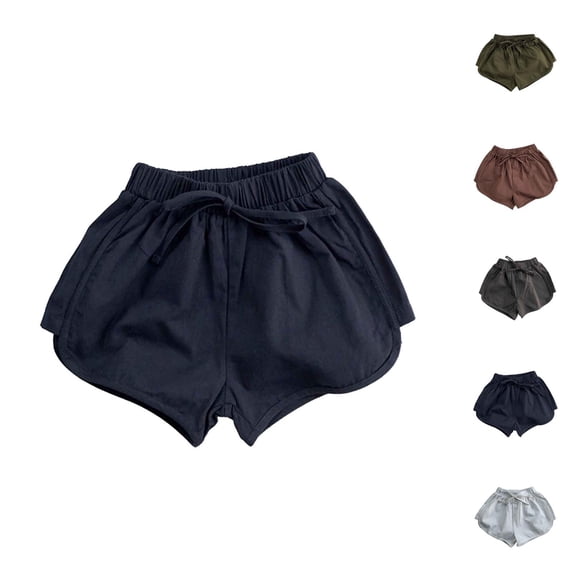 Shorts Girls Summer Shorts Girls Casual Solid Shorts Summer Athletic Comfortable Toddler Playwear Soft Breathable Kids Active Shorts