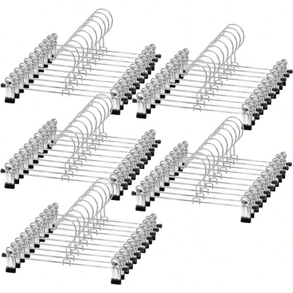 Shorts Hangers 50 Pack Jeans Hangers For Closet Heavy Duty Clothes Hangers For Trousers Shirt Slim Hangers For Men Women