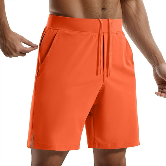 Shorts for Men – Casual Camo Gym Men's For Everyday Wear Straight Fit Plain Design Summer Activities To Pair With T Shirts And Vests Machine Washable Comfortable Stretch Fabric