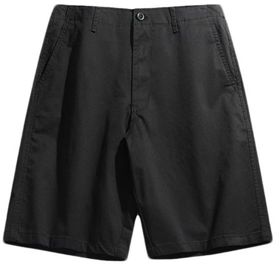 Shorts Men Plus Size Cargo Shorts Multi-Pockets Relaxed Summer Beach Shorts Pants Cargo Shorts for Men Black 3XL