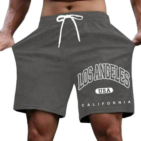 Shorts Men – Relaxed Fit Cargo Shorts for Hiking Men's Casual Shorts For Everyday Relaxation And Street Style With Letter Print Wardrobe