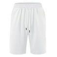 thumbnail image 1 of Shorts Men Running Mens Pull On Shorts Cheap Shorts for Men, Mens Short Workout Shorts Mens' Shorts Sweat Pant Shorts Mens Men Dress Shorts, White, 3XL, 1 of 2