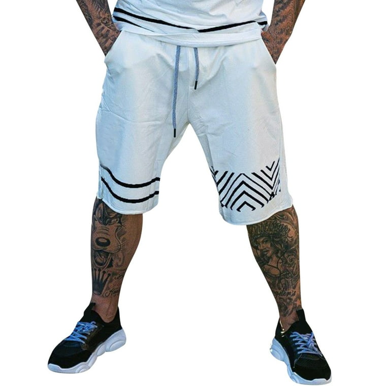 Shorts Men Spring Summer Loose Street Soild Color Outdoor Sports