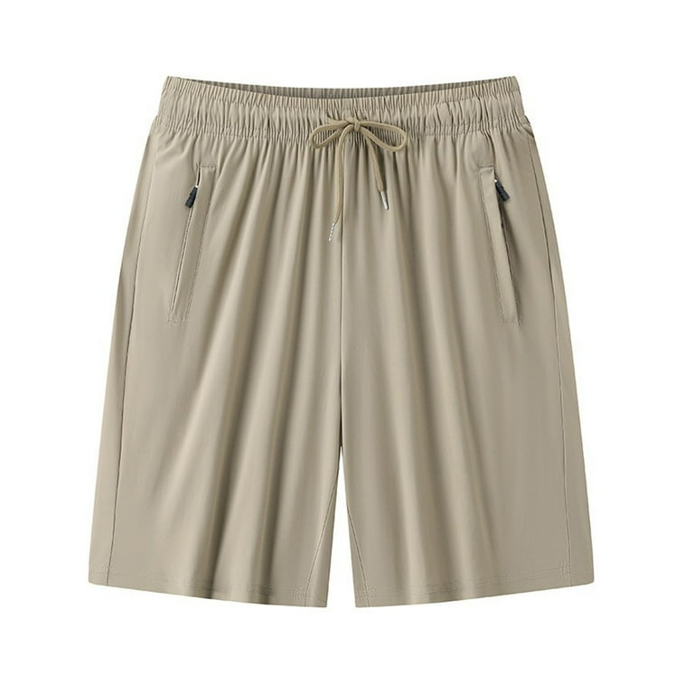 Khaki jogger shorts mens hotsell