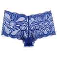 thumbnail image 1 of Shorts Panties for Women Men Lace Mid High Waist Cutout Seamless Briefs Womens Mens Underwear Panties, 1 of 3