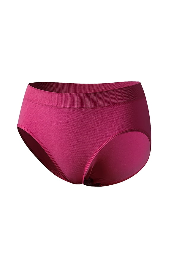Shorts Panties for Women Men Solid Color Conservative Mid Waist Briefs Thin Seamless Head Womens Mens Underwear Panties