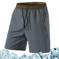thumbnail image 1 of Shorts Pants for Men Men Hiking Shorts Mens Shorts On Sale, Men Casual Shorts Mens Athletic Shorts Men's Stretch Shorts Travel Shorts Men, Gray, XXL, 1 of 4