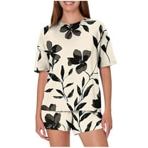 Shorts Sets Women 2 Piece Outfits Summer Two Piece Sets for Women Shorts Linen Plus Size Women Lounge Sets 2 Piece Outfits