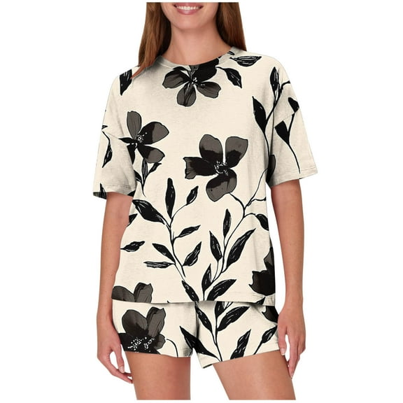 Shorts Sets Women 2 Piece Outfits Summer Two Piece Sets for Women Shorts Linen Plus Size Women Lounge Sets 2 Piece Outfits