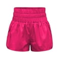 thumbnail image 1 of Shorts for Women Clearance!Yanyanz Womens Running Shorts Workout Elastic Waist Athletic Yoga Pants Sports Pants Workout Shorts Women Womens Pants Hot Pink 2Xl, 1 of 6