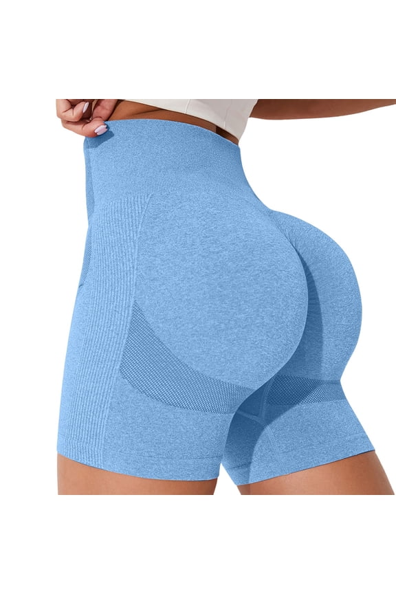 Shorts for Women, Flowy Athletic Shorts for Women,High Waist Yoga Shorts for Women Seamless Workout Cycling Gym Gear Comfortable Stretch Fit for Fitness Running and Daily Wear