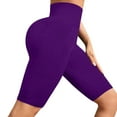 thumbnail image 1 of Shorts For Women Hip Lifting Fitness Shorts Textured Compression High Waisted Tight Fit Yoga Shorts Soft Blended Fabric Ideal For Daily & Casual Occasions M Yoga Shorts, 1 of 9