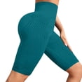 thumbnail image 1 of Shorts For Women Hip Lifting Fitness Shorts Textured Compression Tight Fit High Waisted Yoga Shorts Soft Blended Fabric Comfortable For Daily & Casual Use L Yoga Shorts, 1 of 9