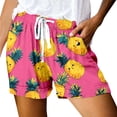 thumbnail image 1 of Shorts for Women, Sports Shorts for Women,Women's Casual High Waisted Sports Shorts with Loose Fit and Print Design for Active including Pocket and Lace Up Feature, 1 of 4