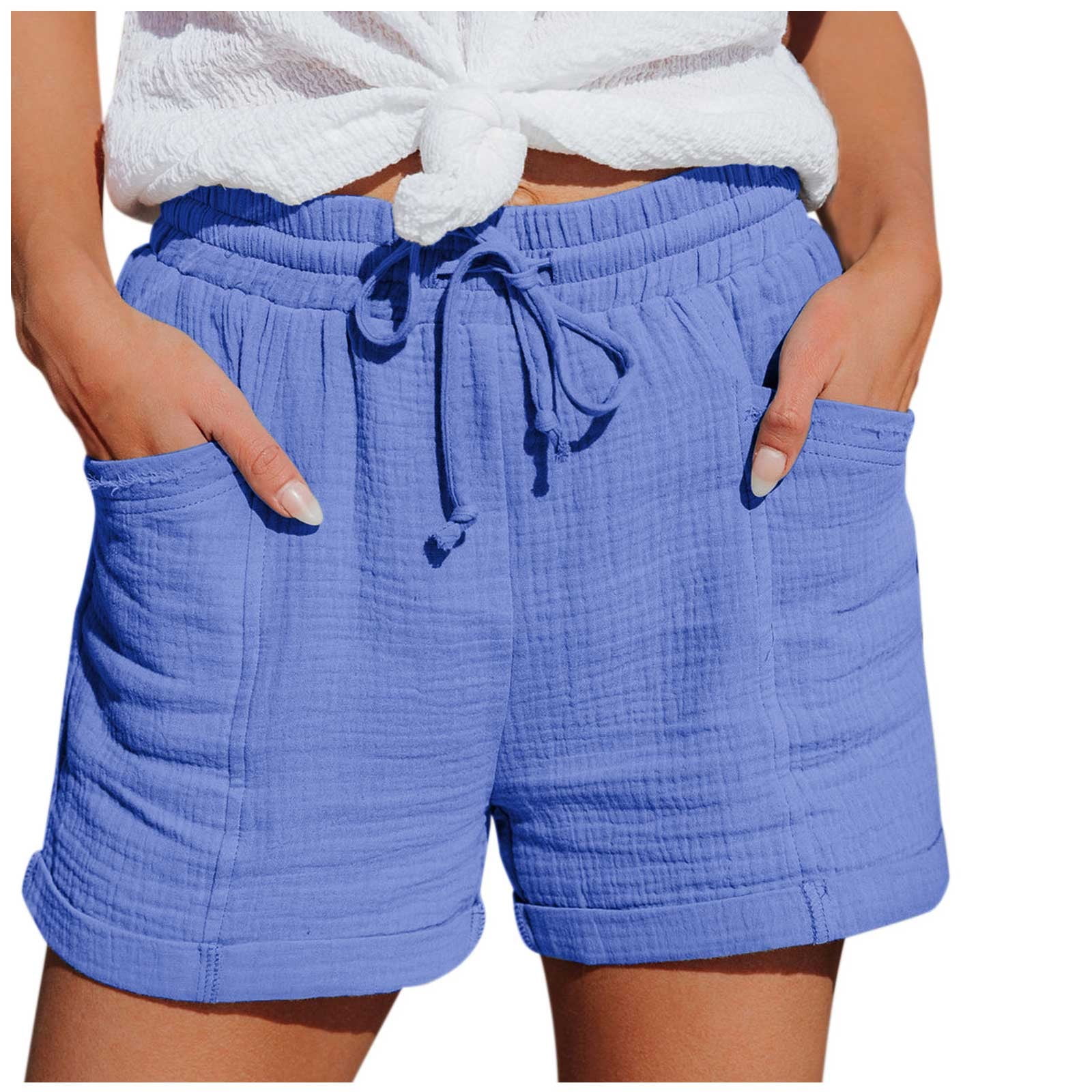Shorts for Women Trendy Beach Beach 2024 Short Cargos High Rise Work