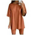 thumbnail image 1 of Shorts for Women Trendy, Sports Shorts for Women,Women's Athletic Shorts Suit Set for Running Yoga and Sports – Short Sleeve Top and Pants Ensemble for Active, 1 of 6