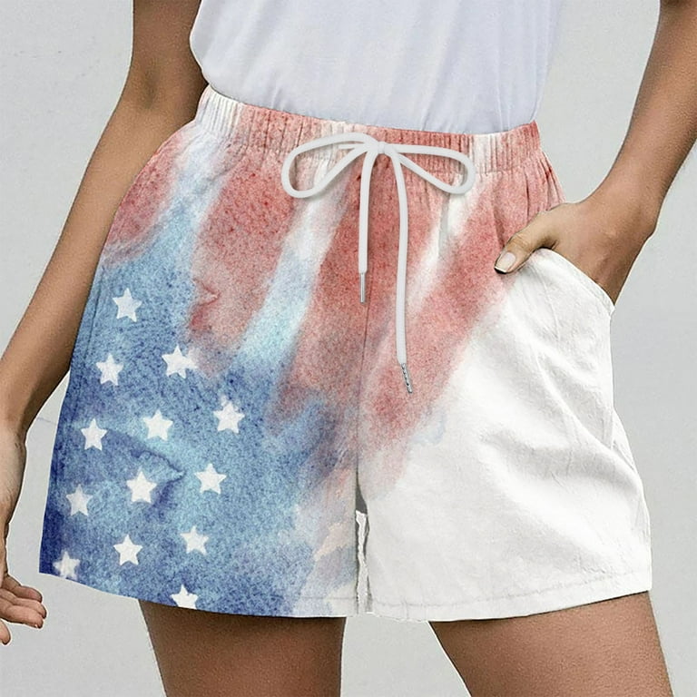 Ladies patterned shorts hotsell