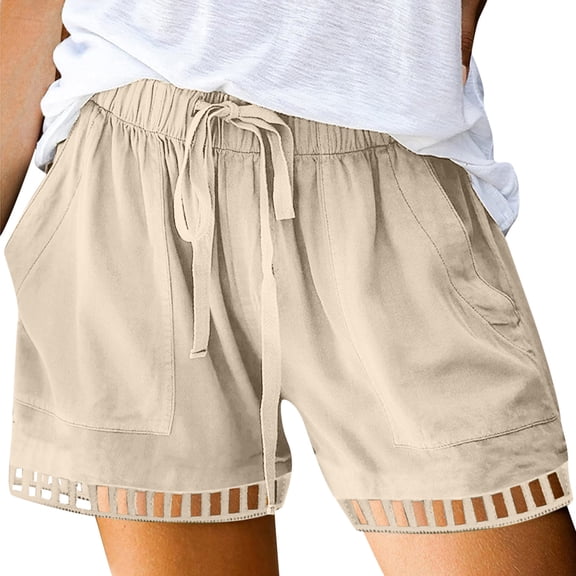 Shorts Womens Clearance Fashion Women's Sports Shorts Summer Casual Loose Print High Waisted Shorts