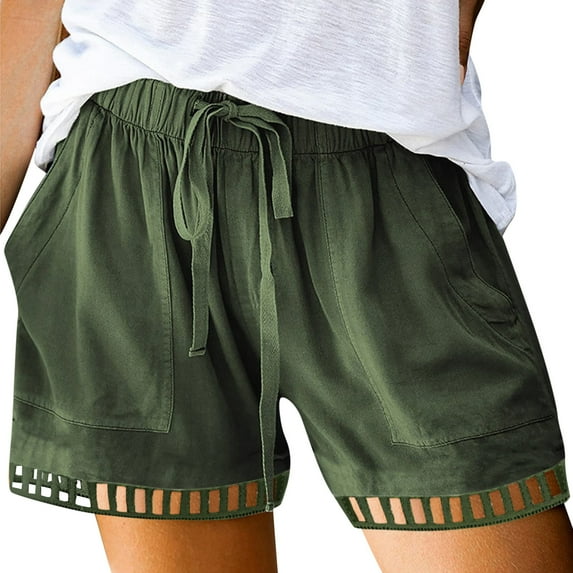 Shorts Womens Clearance Fashion Women's Sports Shorts Summer Casual Loose Print High Waisted Shorts