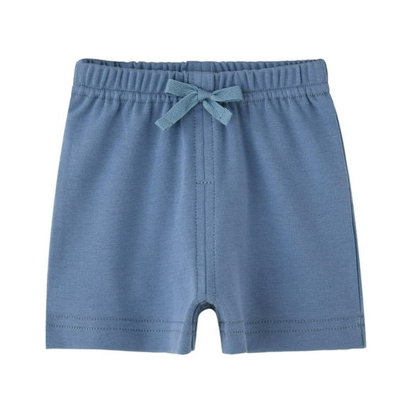 Shorts for Boys Baby Toddler Solid Color Elastic Waist Drawstring Shorts Kids Active Sports Shorts Size 3 M-6 M