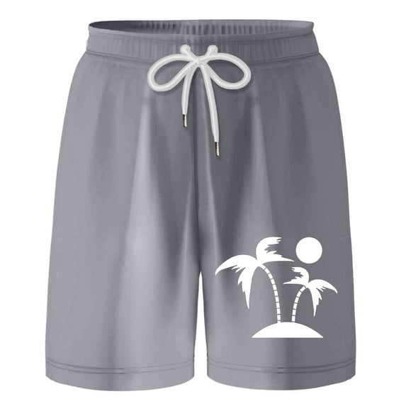 Shorts for Boys Child Girls Stylish Casual Printing Drawstring Summer Holiday Beach Outdoor Active Shorts Size 16 Y-18 Y