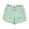 thumbnail image 1 of Shorts for Boys Embroidered Athletic Shorts with Bow Trim Drawstring Summer Casual Baby Toddler Shorts Size 6 M-9 M, 1 of 6