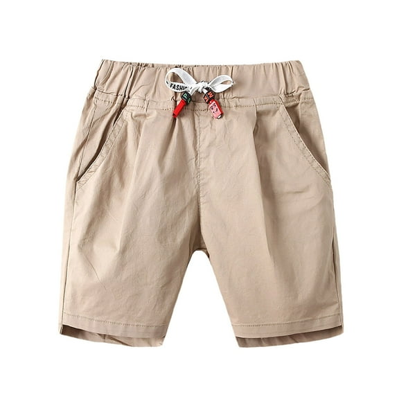 Shorts for Boys Toddler Loose Fit Casual Shorts Breathable 5 Point Play Pants for Everyday Outdoor Activities Size 3 Y-4 Y