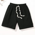 thumbnail image 1 of Shorts for Girls Comfortable Black Shorts High Waisted Girls Pajamas 2-3 Years, 1 of 2