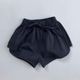 thumbnail image 1 of Shorts for Girls Loose Fit Navy Shorts Elastic Essentials Shorts 6-7 Years, 1 of 4