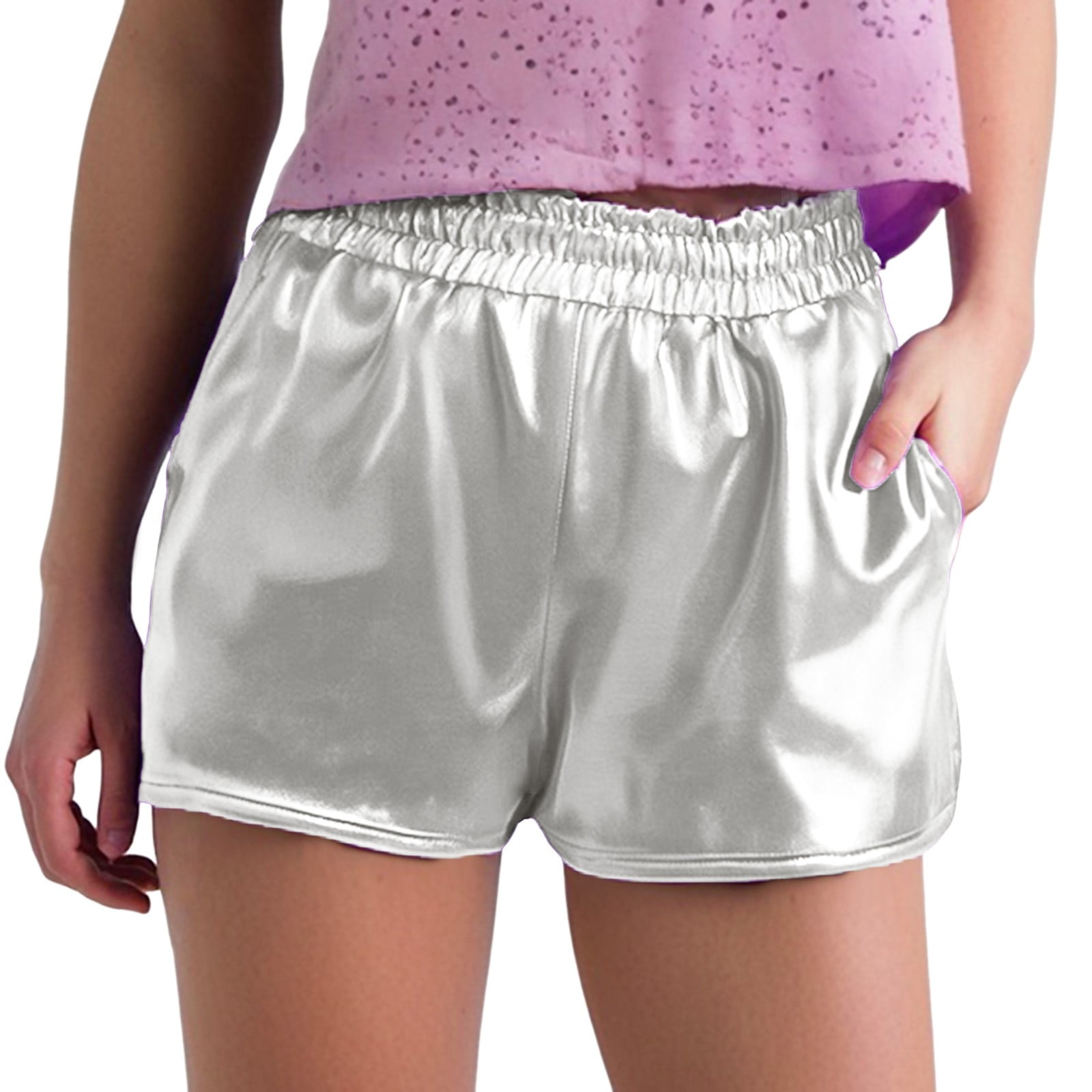 Metallic Dance Shorts