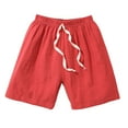 thumbnail image 1 of Shorts for Girls Red High Waisted Athletic Causal Girl Summer Clothes Clothes for Girls 4-5 Years, 1 of 3