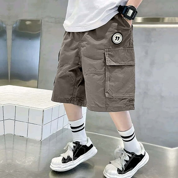 Shorts for Girls Straight Leg Regular Pull On Boys Athletic Shorts 6-7 Years Clothes for Girls