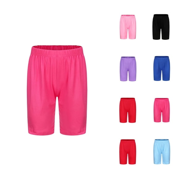 Shorts for Girls Teen Girl Shorts Girls Summer Shorts Elastic Waist Sports Pants Comfortable Breathable Playwear Active Casual Outfit