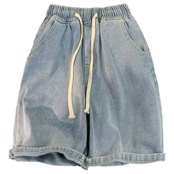 Shorts for Men – Fitted 7 Inch Sporty Gym Shorts Men's Summer Loose Pocket Shorts Are Relaxed Comfortable And Breathable Denim Shorts