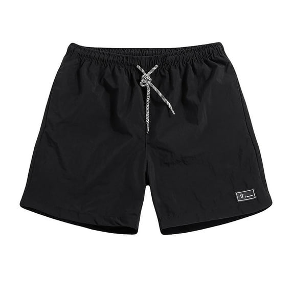Shorts for Men Mens Summer Plus Size Shorts Beach Trousers Casual Sports Short Pants Classic Drawstring Stretch Hiking Beach Shorts Size M-5XL