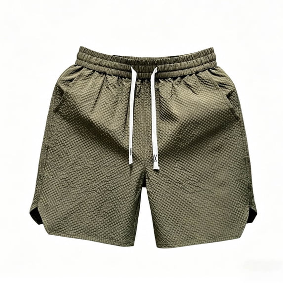 Shorts for Men Pack Summer Lightweight Shorts 5" For Men, Quick Dry Loose Athletic Short Pants, Casual Loose Running Fitness Shorts Coffee 5XL