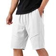 thumbnail image 1 of Shorts for Men Summer Casual 9 Inch Sweat Shorts Loose Running Shorts Drawstring Workout Shorts Pockets, 1 of 7