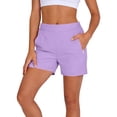 thumbnail image 1 of Shorts for Women Athletic Shorts with Pockets Lightweight Comfy Running Shorts with Liner Summer Gym Casual, 1 of 6