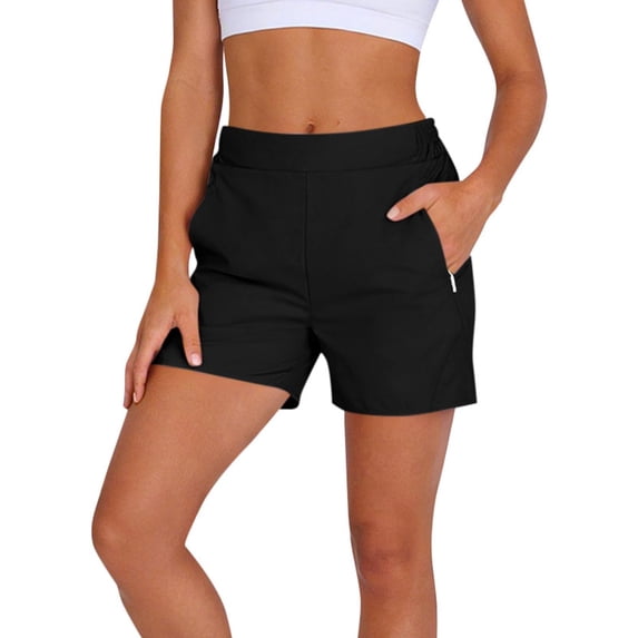 Shorts for Women Athletic Shorts with Pockets Lightweight Comfy Running Shorts with Liner Summer Gym Casual