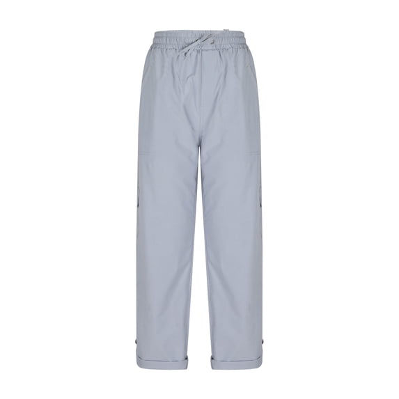Shorts for Women,Clearance Women's Fashion Casual Solid Color High Waist Cargo Pants A-Line Loose Wide Leg Pocket Quick Drying Long Pants