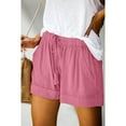 thumbnail image 1 of Shorts for Women,Clearance Womens Plus Size Comfy Drawstring Casual Elastic Waist Pocket Loose Shorts Pants, 1 of 3