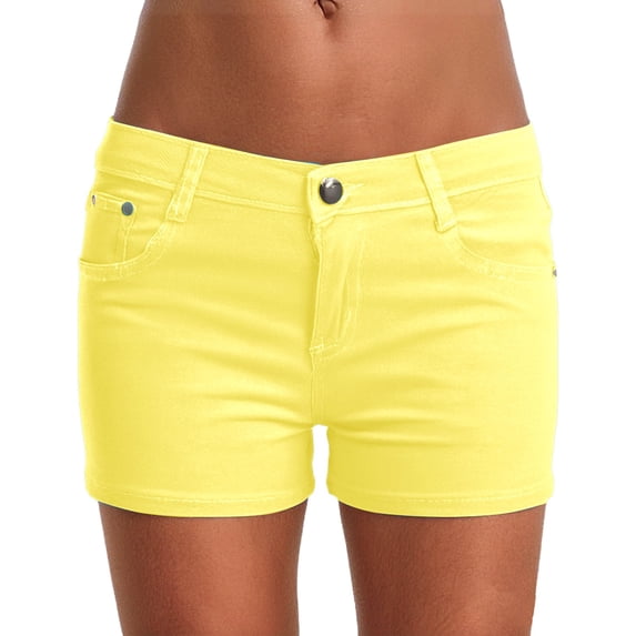 Shorts for Women Colorful Denim Casual Candy White High Waist Summer Shorts