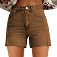 thumbnail image 1 of Shorts for Women Relaxed Fit Floral Printed High Waist Denim Casual Shorts with Pockets, 1 of 3