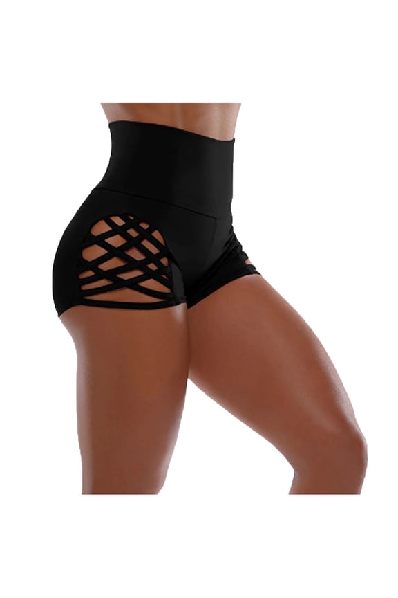 Shorts for Women Solid Casual Crop Tank Top Shorts for Women Black Xl