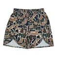 thumbnail image 1 of Shorts for Women Summer Elastic Waist Digital Print Trendy Casual Shorts S-2XL, 1 of 3