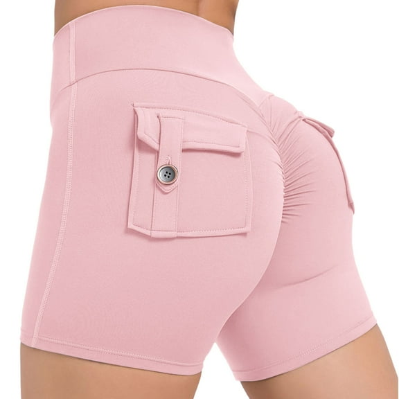 Shorts for Women Summer Fashion Solid Pant Leggings Pants Slim High Waist Sport Pants Casual Jean Shorts S-XL