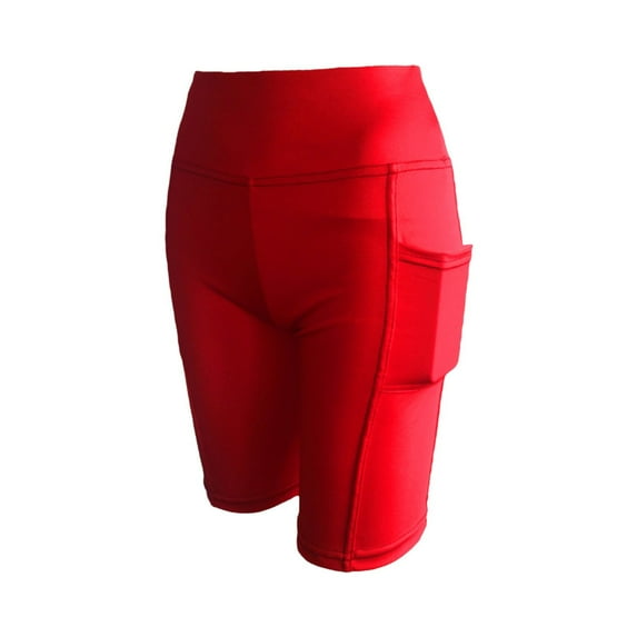 Shorts for Women Summer High Waist Bike Workout Sports Athletic Running Yoga Flowy Shorts with Pockets S-2XL