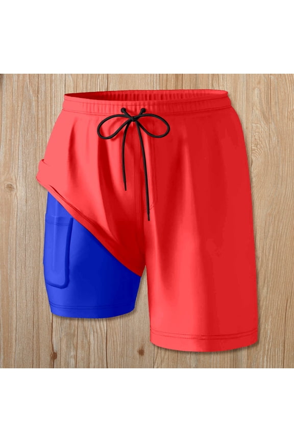 Shorts for Women Summer Resort Wear Shorts With Double Layer And Practical Pockets For Everyday Comfort And Relaxed Beach Ready Style Blue XXL